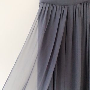 Dusty Blue/ Gray bridesmaid dress